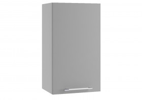 Монца ВП 400 шкаф верхний высокий (Белый софт/корпус Серый) в Черлаке - cherlak.katalogmebeli.com | фото
