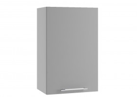 Монца ВП 450 шкаф верхний высокий (Белый софт/корпус Серый) в Черлаке - cherlak.katalogmebeli.com | фото