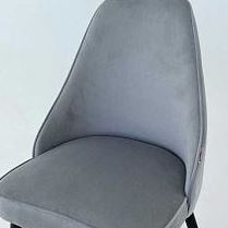 Набор стульев Милан 2 шт (серый велюр/белый) в Черлаке - cherlak.katalogmebeli.com | фото 2