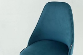Набор стульев Милан 2 шт (зеленый велюр/белый) в Черлаке - cherlak.katalogmebeli.com | фото 2