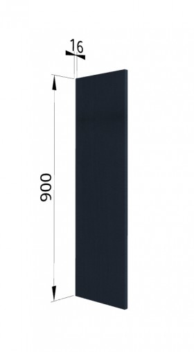 Панель торцевая (для шкафа верхнего высокого) ВП Тито, Гарда (Индиго) в Черлаке - cherlak.katalogmebeli.com | фото