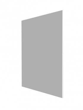 Панель торцевая С Ройс (для шкафов нижних) Белый софт в Черлаке - cherlak.katalogmebeli.com | фото