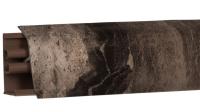 Плинтус LB-38, L=3000мм, мрамор бергамо темный в Черлаке - cherlak.katalogmebeli.com | фото
