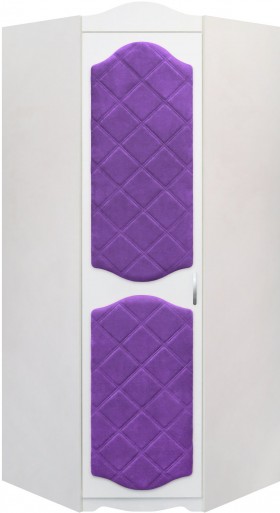 Шкаф угловой Иллюзия 32 Фиолетовый в Черлаке - cherlak.katalogmebeli.com | фото