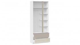 Шкаф для одежды комбинированный «Сканди» Дуб Гарден/Белый/Глиняный серый в Черлаке - cherlak.katalogmebeli.com | фото 2