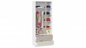 Шкаф для одежды комбинированный «Сканди» Дуб Гарден/Белый/Глиняный серый в Черлаке - cherlak.katalogmebeli.com | фото 3