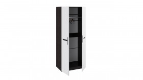Шкаф для одежды с 2-мя дверями «Фьюжн» Белый глянец/Венге Линум в Черлаке - cherlak.katalogmebeli.com | фото 3