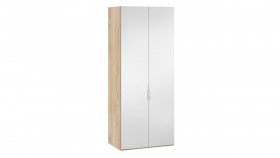 Шкаф для одежды с 2 зеркальными дверями «Эмбер» Яблоня Беллуно в Черлаке - cherlak.katalogmebeli.com | фото