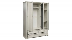 Шкаф для одежды "Сохо" (бетон пайн белый/4 ящика/1532) в Черлаке - cherlak.katalogmebeli.com | фото 3