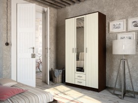 Шкаф-для одежды Трио в Черлаке - cherlak.katalogmebeli.com | фото