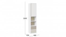 Шкаф комбинированный «Сканди» Дуб Гарден/Белый/Глиняный серый в Черлаке - cherlak.katalogmebeli.com | фото 4