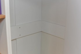 Шкаф угловой «Оксфорд» (Ривьера/Белый с рисунком) в Черлаке - cherlak.katalogmebeli.com | фото 5