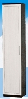 Шкаф высокий ДЛЯ ГОСТИНОЙ ШВ-450 Венге/Дуб выбеленный в Черлаке - cherlak.katalogmebeli.com | фото 1
