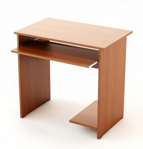 Компьютерный стол Малый упрощённый (Беленый дуб) в Черлаке - cherlak.katalogmebeli.com | фото 2