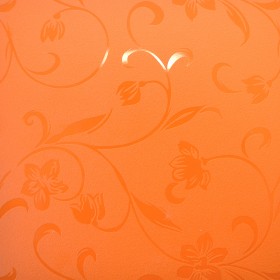 Стол Премьер (цветы оранжевые) в Черлаке - cherlak.katalogmebeli.com | фото 2