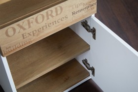 Стол с ящиками «Оксфорд» (Ривьера/Белый с рисунком) в Черлаке - cherlak.katalogmebeli.com | фото 10
