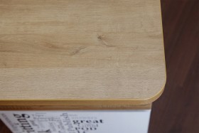 Угловой письменный стол с ящиками «Ривьера» Дуб Бонифацио/Белый в Черлаке - cherlak.katalogmebeli.com | фото 5