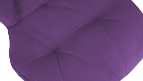 Стул «Elvis» Т7 (Черный муар/Велюр S002 фиолетовый) в Черлаке - cherlak.katalogmebeli.com | фото 3