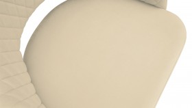 Стул «Калипсо» К1К Белый/Велюр Confetti Cream в Черлаке - cherlak.katalogmebeli.com | фото 3