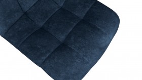 Стул «Райс» К3 Черный муар/Микровелюр Wellmart Blue в Черлаке - cherlak.katalogmebeli.com | фото 3