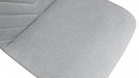 Стул «Шерри» К1С Черный муар/Микровелюр Jercy Silver в Черлаке - cherlak.katalogmebeli.com | фото 3