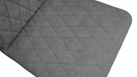 Стул «Стенли» К1С Черный муар/Микровелюр Duna Steel в Черлаке - cherlak.katalogmebeli.com | фото 3