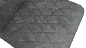 Стул «Стенли» К3 Черный муар/Микровелюр Wellmart Graphite в Черлаке - cherlak.katalogmebeli.com | фото 3