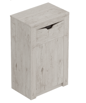 Тумба с дверцей и ящиком Соренто Дуб бонифаций/Кофе структурный матовый в Черлаке - cherlak.katalogmebeli.com | фото 1