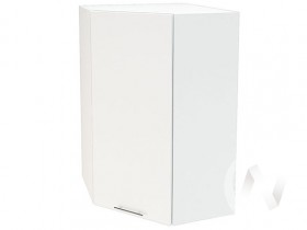 Угловой шкаф Валерия-М ШВУ 599 (Белый глянец/Белый/верхний/высокий) в Черлаке - cherlak.katalogmebeli.com | фото