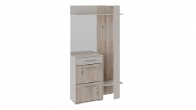 Шкаф для одежды «Нуар» тип 1 Фон серый/Дуб сонома в Черлаке - cherlak.katalogmebeli.com | фото 2