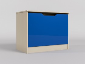 Ящик для игрушек Скай люкс (Синий/корпус Клен) в Черлаке - cherlak.katalogmebeli.com | фото