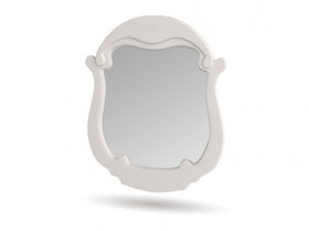 Зеркало настенное Мария (Белый глянец) в Черлаке - cherlak.katalogmebeli.com | фото